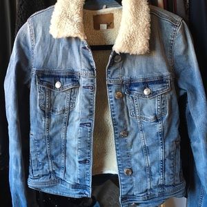 Sherpa Lined Denim Jacket